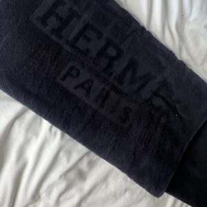 Hermes Black Towel Set